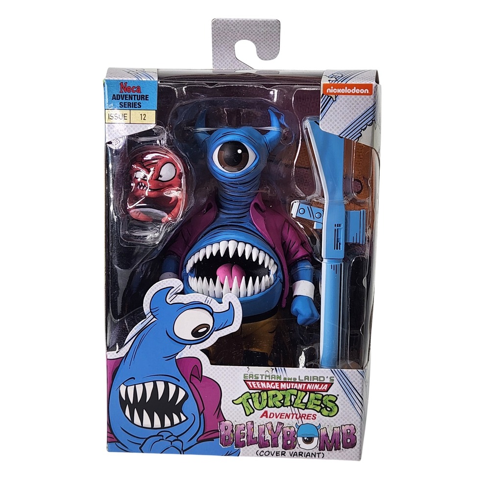 NECA TMNT Adventures Bellybomb Cover Variant Action Figure‎ Issue 12 New